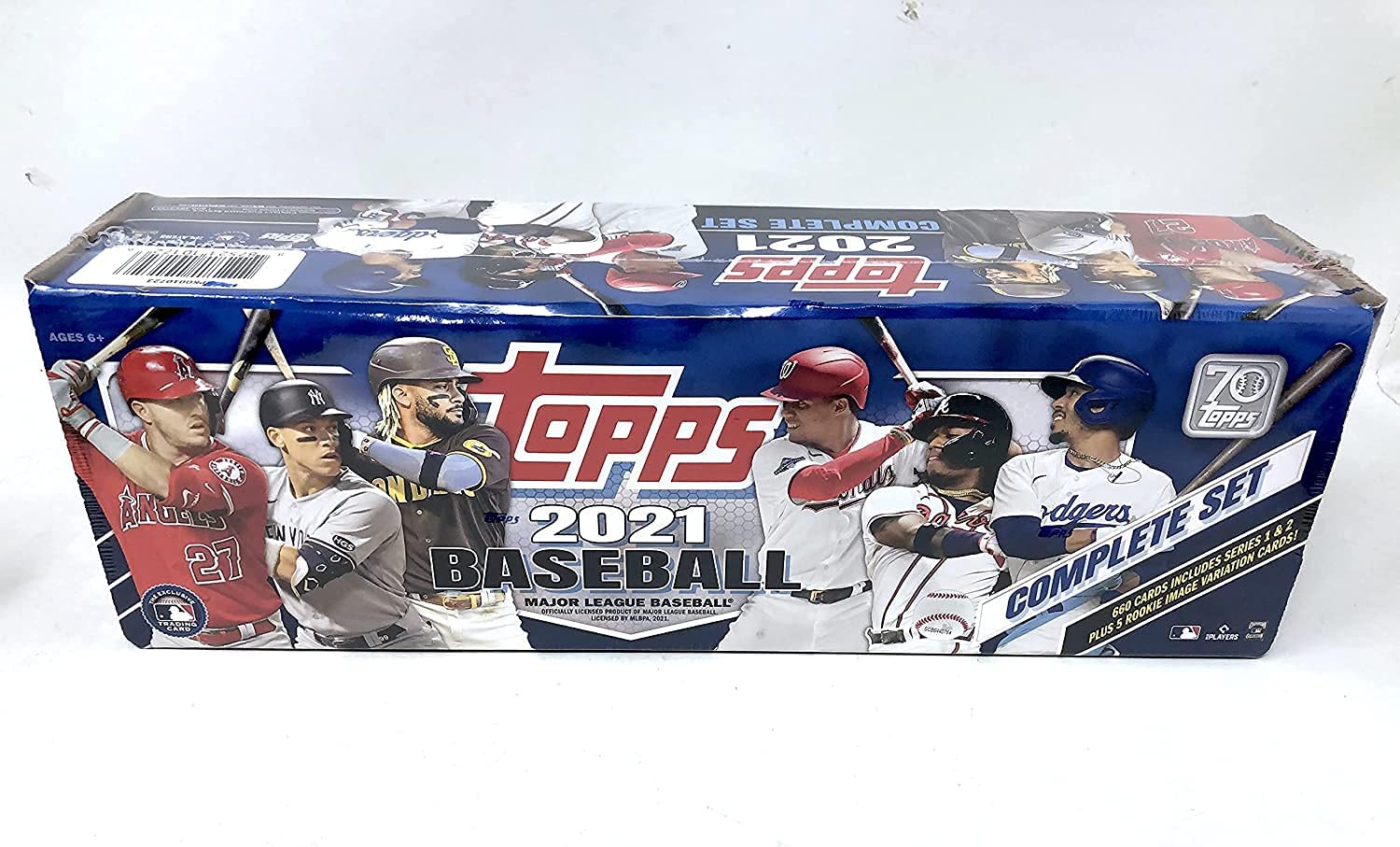 230527224948710_1 Topps 2021 Baseball Factory Sealed Complete Retail Box (660 Cards 5 Rookie Variations) - Image 1
